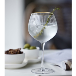 Lyngby Glas Palermo Gin & Tonic glas Gold - 4 stk.