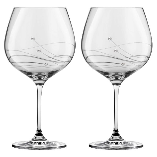 Clio Ginglas med Swarovski krystaller - 2 stk.
